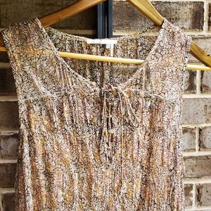 EUC Floreat Floral Flowy Top 2